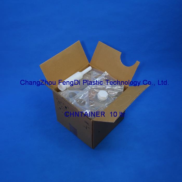 Conditionnement solution AdBlue chntainer cubebag 10 litres