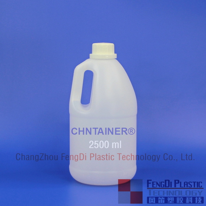 2500 ml rond naturel à haute densité de densité Propoute en plastique Puche en plastique