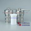 Réacteur de synthèse hydrothermique revêtu de PTFE de 25 mm à 500 ml
