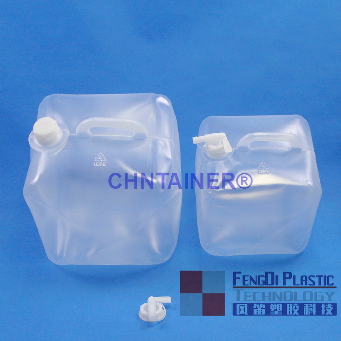 Porte-eau pliable avec poignée supérieure 20L