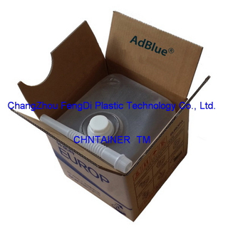 Cubitainers 10L utilisés sur les emballages de solution AdBlue